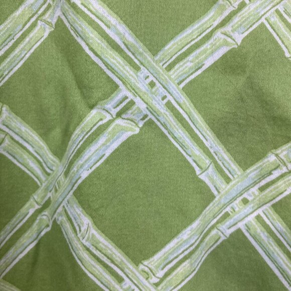 Brooks Brothers 346 Women’s Top Tunic Size Medium Cotton Green 3/4 Sleeve Beaded - Picture 6 of 9